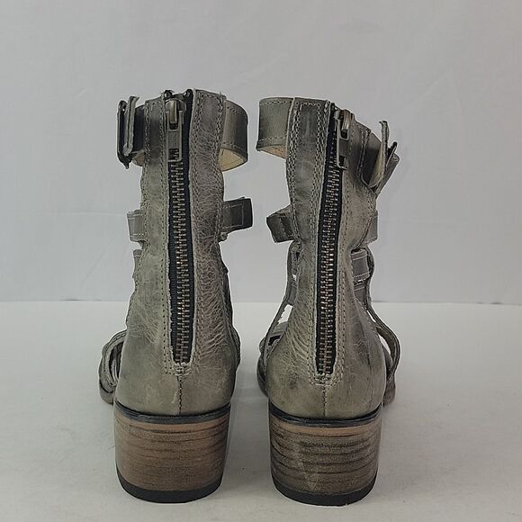 Freebird By Steven Gazelle Stone Gladiator Leather Women's Sandals - Picture 5 of 15